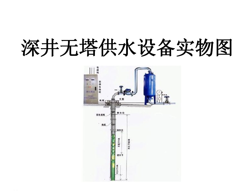 江门新会区井泵无塔式供水设备